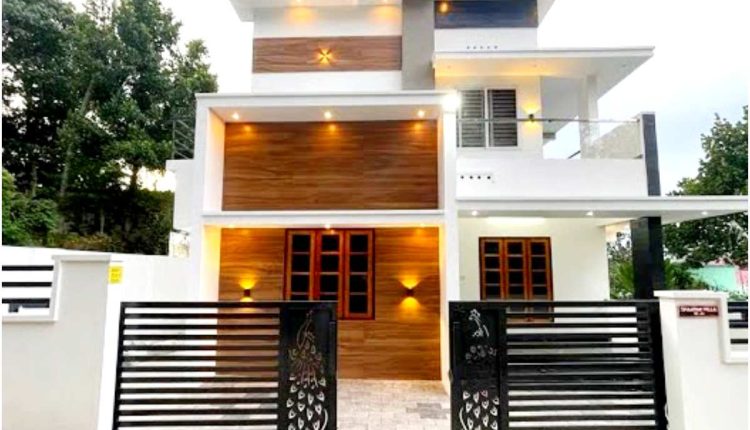 1400 Sqft Contemporary Home Built In 4 Cent