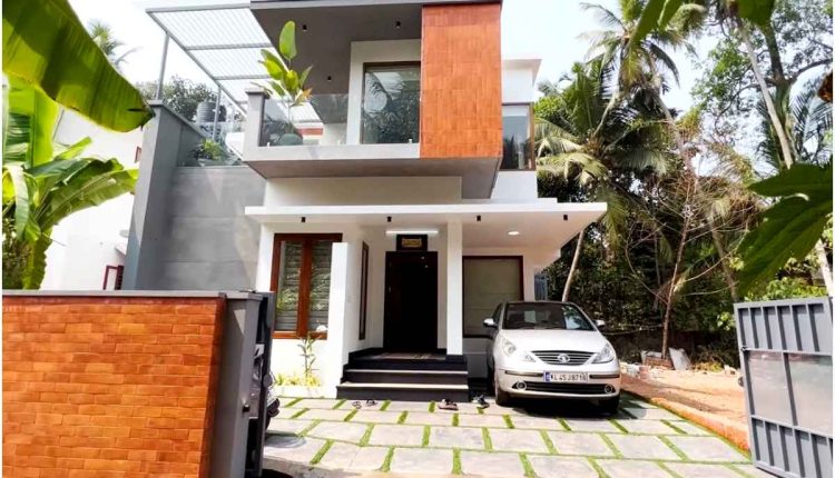 4.5 Cent Contemporary Home Build For 35 Lakh