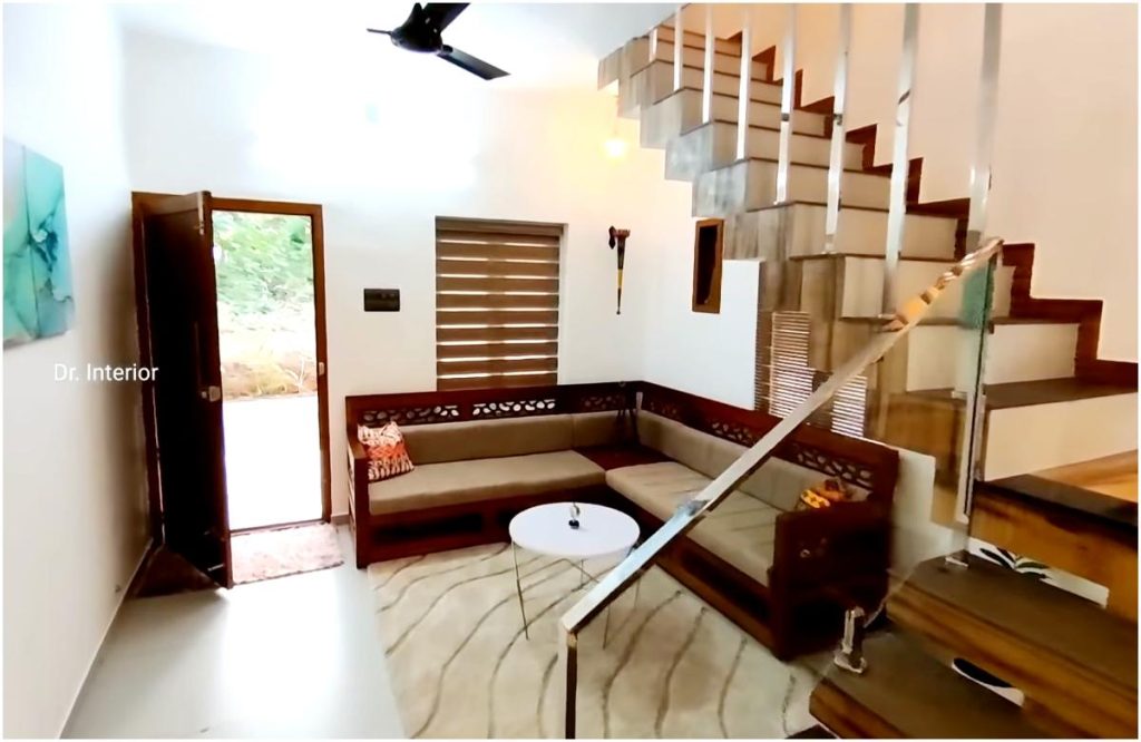 980 Sqft Modern Home Built For 18 Lakh