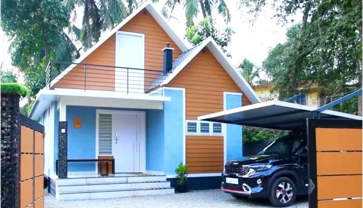 Low Budget European Style Home Build For 10 Lakh